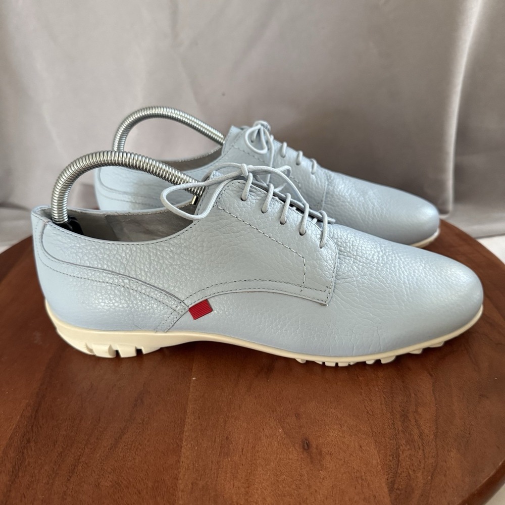 Marc Joseph New York Pacific Leather Golf Shoes Light Blue Women's‎ Size 11